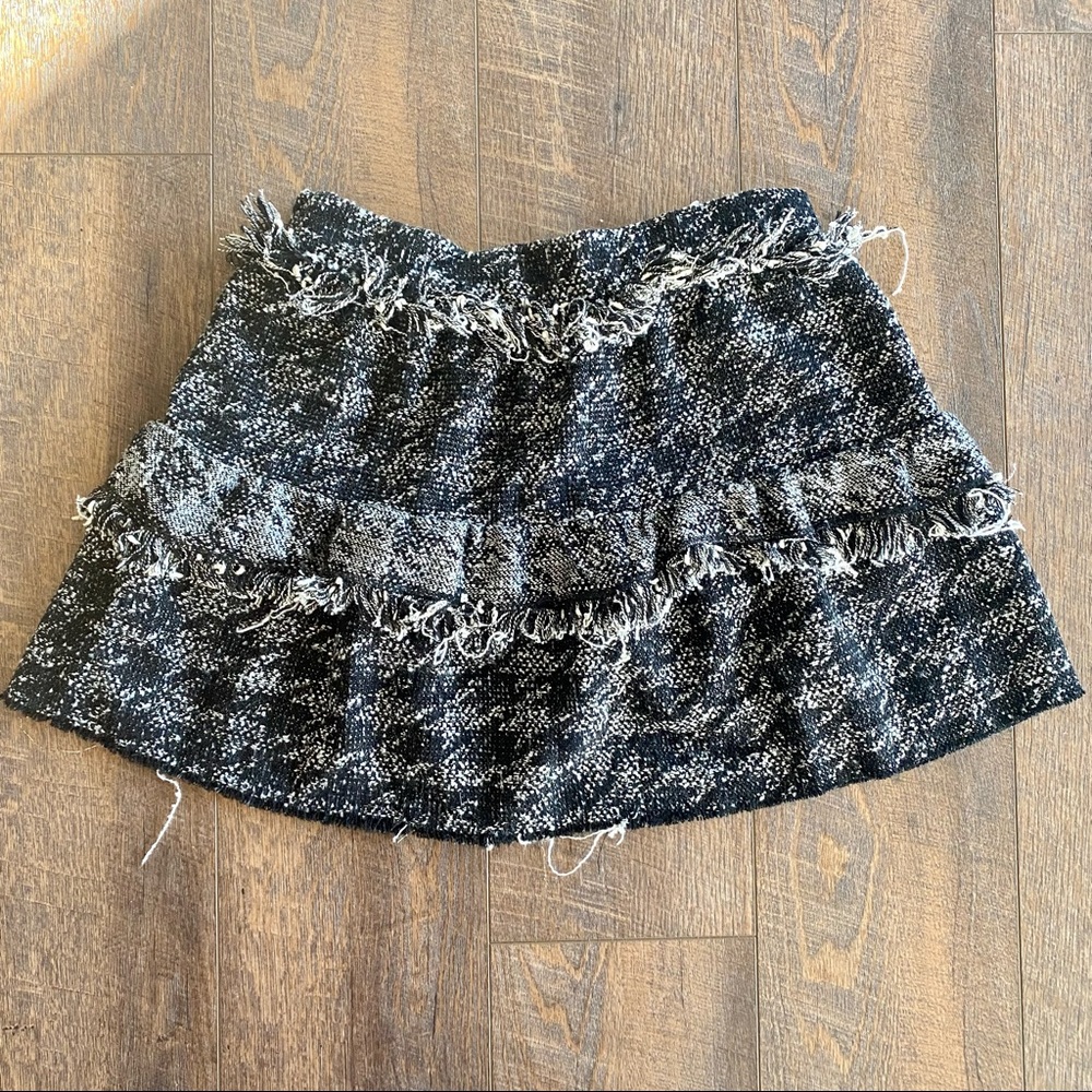 Zara Tweed Mini Skirt